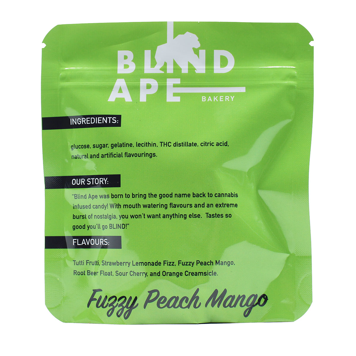 Blind Ape Gummies Peach Mango Mg Kush Capital